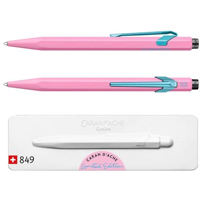 Caran d'Ache 849 Ballpoint Pen 'Claim Your Style' Edition 2 - Hibiscus Pink LE