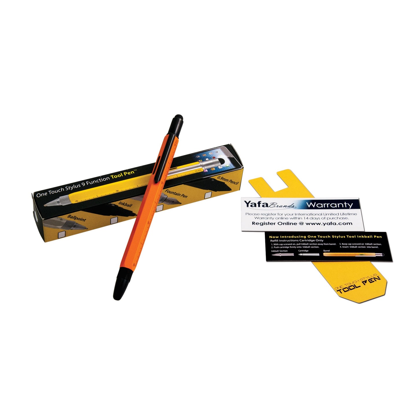 Monteverde USA Orange One Touch Tool Pen Inkball Pen