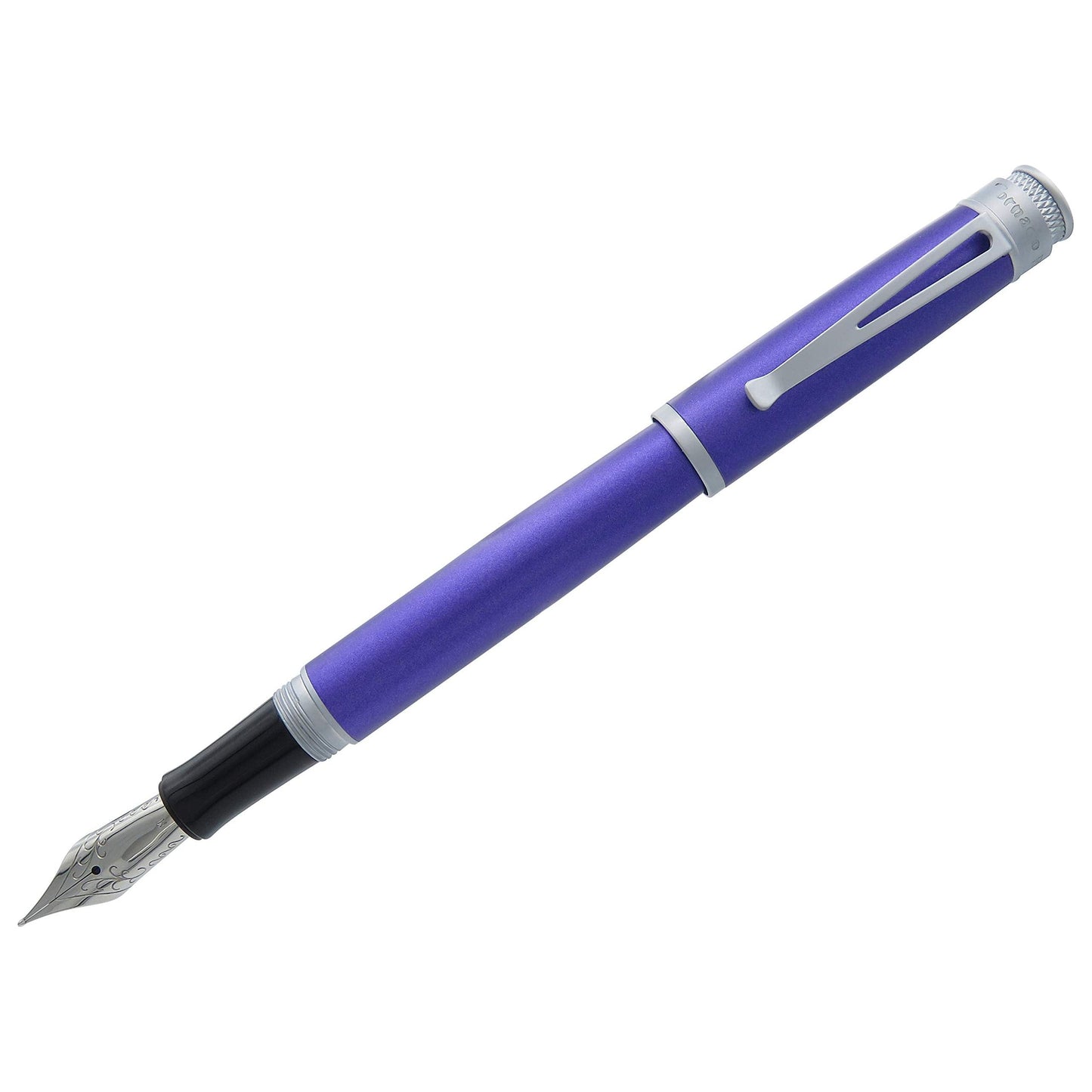 Retro 51 Frosted Metallic Ultraviolet with Satin Trim Fountain Pen