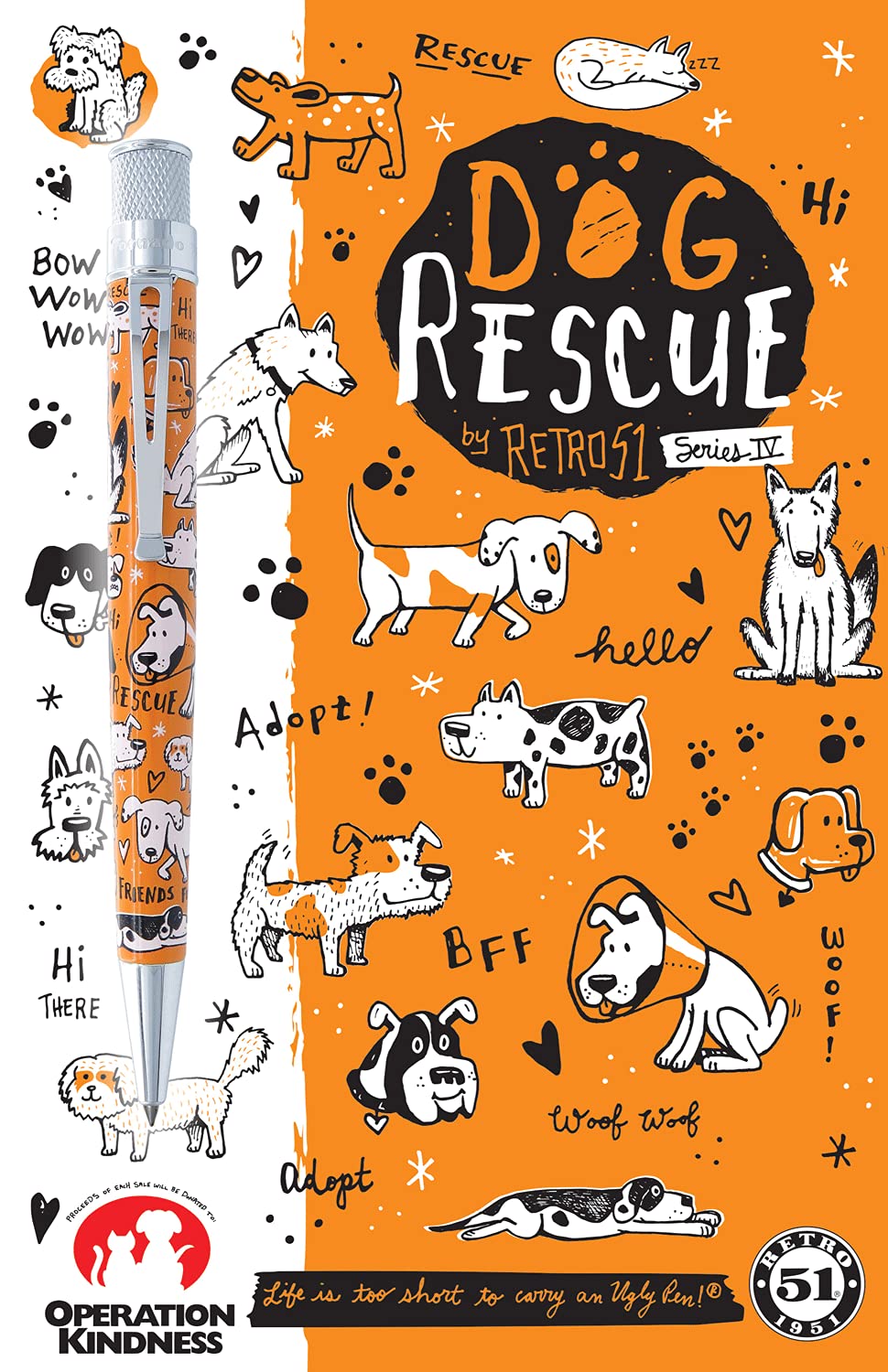 Retro 51 Dog Rescue Series IV Ballpoint Pen