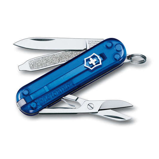 Victorinox Translucent Sapphire Classic SD 7 Function Pocket Knife