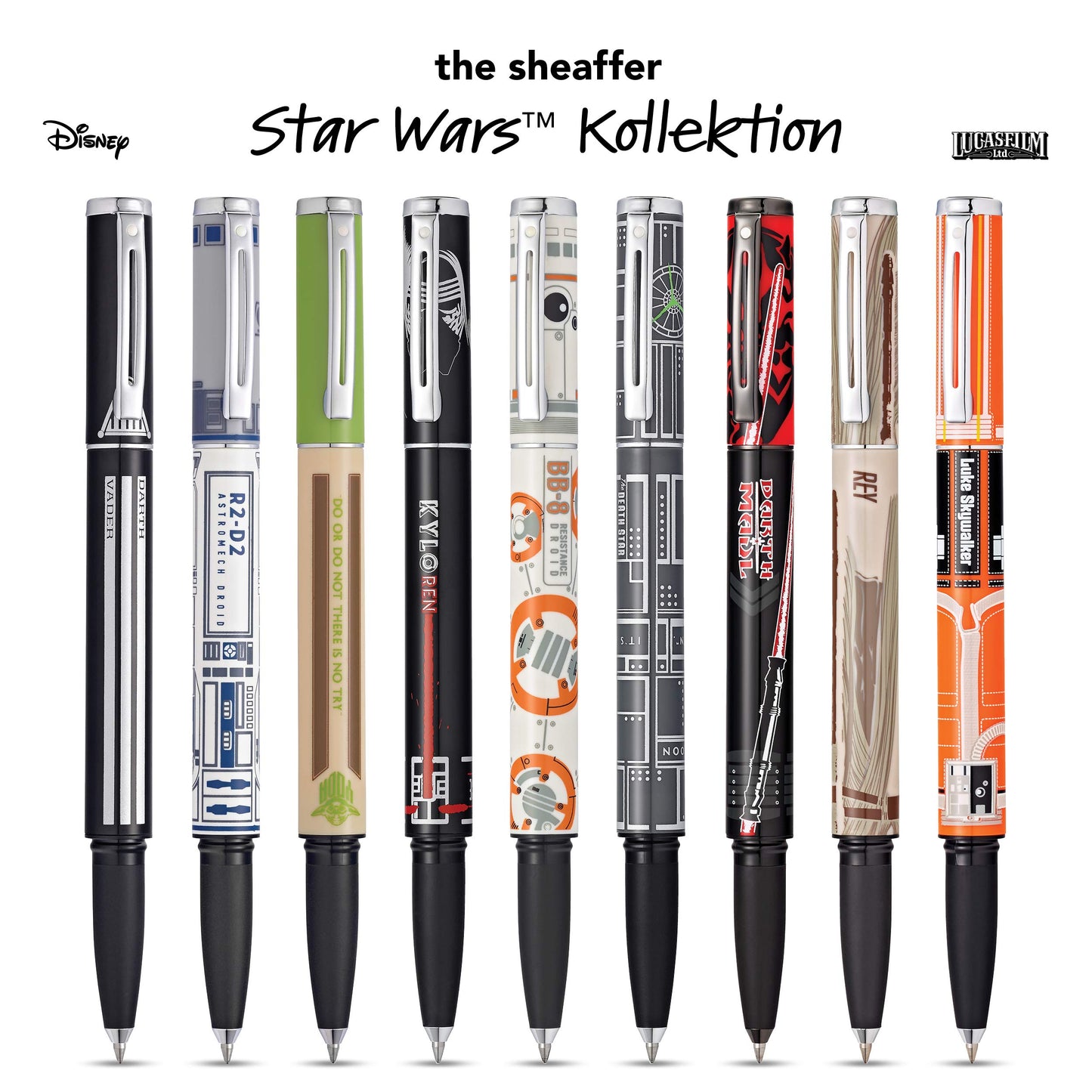 Sheaffer Pop Star Wars Darth Vader with Chrome Trim Gel Rollerball Pen