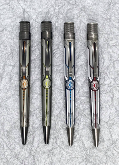 Retro 51 Pen Argo Orange & Kiwi Rollerball Pen Set, Matching Nos.