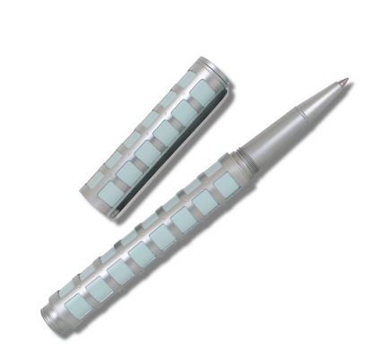 ACME Studio “GRID” RB Pen SIGNED by Architect MICHAEL GRAVES - NEW PEN IN BLUE WOODEN BOX