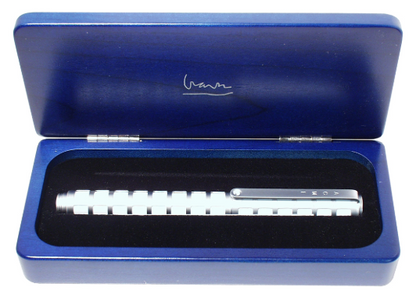 ACME Studio “GRID” RB Pen SIGNED by Architect MICHAEL GRAVES - NEW PEN IN BLUE WOODEN BOX