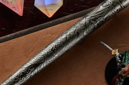 Retro 51 Fire & Dice 2E Fighter Rollerball Pen NEW Sealed Rare RPG Edition