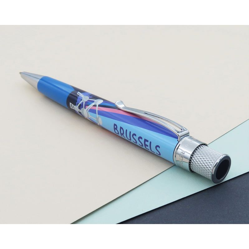 Retro 51 Pen "Brussels" Belgium Group-4P New Sealed #'d Limited Edition