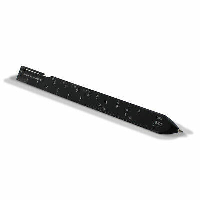 ACME Scale - Black by Shigeru Ban Retractable Ballpoint Pen