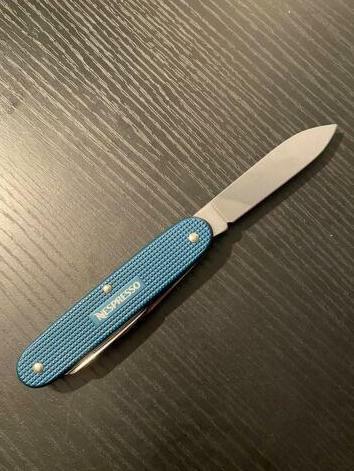 Victorinox Nespresso Blue Dharkan Teal Swiss Army Knife  2018 New in Box