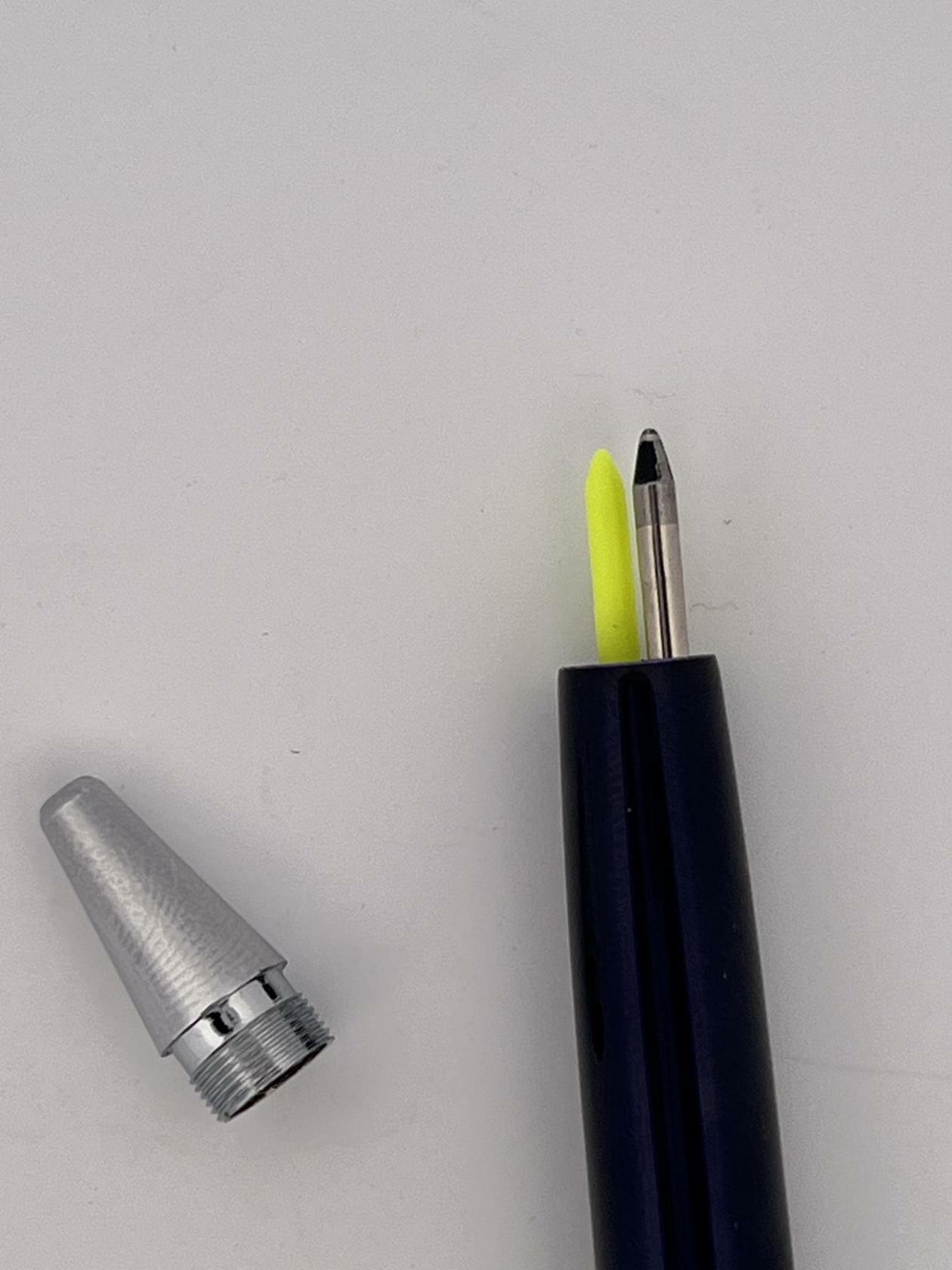 Retro 51 Elite Double Barrel Rollerball Pen Cobalt Blue Lacquer  New