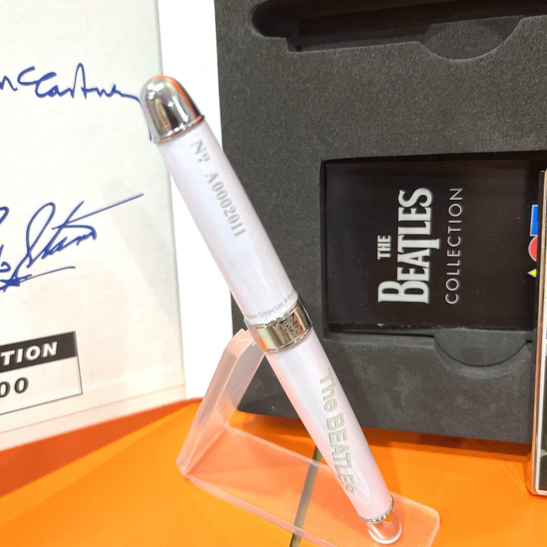 ACME Studios' "White Album" Beatles Rollerball Pen and Business Card Case set
