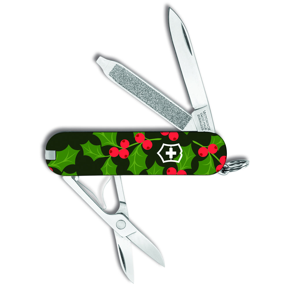 Victorinox Holly Christmas Classic SD Knife JAX Pens