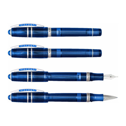 Visconti Demo Stones Sapphire Blue Rollerball New